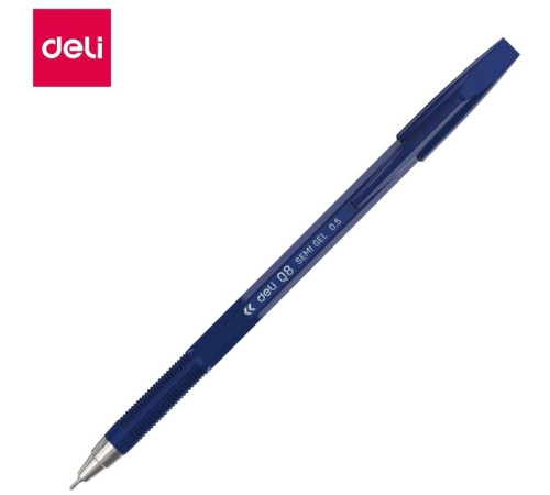 Ручка шариковая DELI "Q8" 0,5 мм, синяя