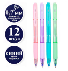 Ручка шариковая DELI "Smooth" автоматическая, 0,7 мм, синяя