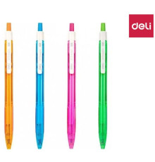 Ручка шариковая DELI "Xtream Q02836" автоматическая, 0,7 мм, синяя