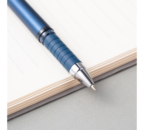 Ручка шариковая DELI "Xtream Q126", 0.7 мм, синяя, грип