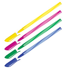 Ручка шариковая OfficeSpace "Spiny", 0,7 мм,, синяя