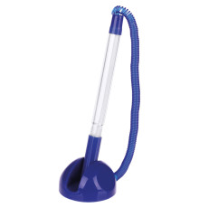 Ручка шариковая OfficeSpace Reseption, на подставке, синий корпус, синие чернила