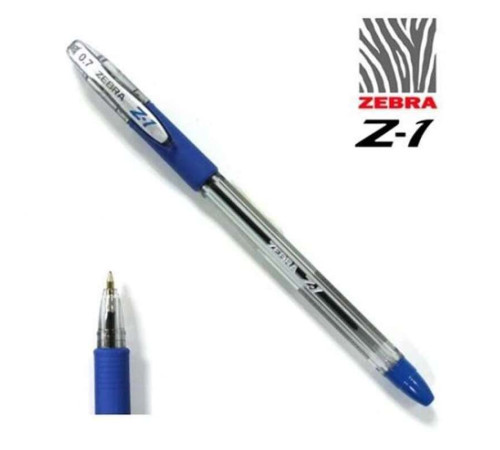 Ручка шариковая ZEBRA "Z-1" 0,7 мм, синяя