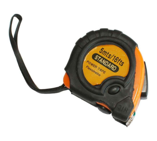 Рулетка измерительная, длина 5 метров