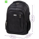 Рюкзак Berlingo City "Comfort black" 42х29х17см, 3 отделения, 3 кармана, отделение для ноутбука, USB