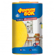 Салфетка Фрекен Бок "Фламенко", универсальная, 5+1 шт