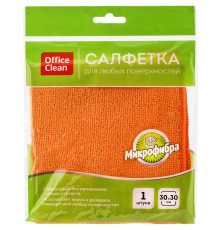 Салфетка из микрофибры OfficeClean "Стандарт", универсальная, 30x30 см