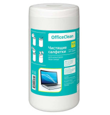 Салфетки чистящие для мониторов OfficeClean 100 шт в тубе