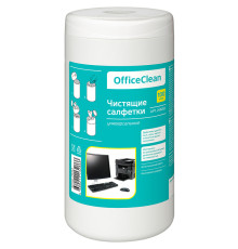 Салфетки чистящие универсальные OfficeClean 100 шт в тубе