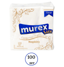 Салфетки для сервировки Murex, 33х33см, 100 шт/уп, белые