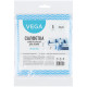 Салфетки для уборки Vega, вискоза, волна, 30х34 см, 5 штук