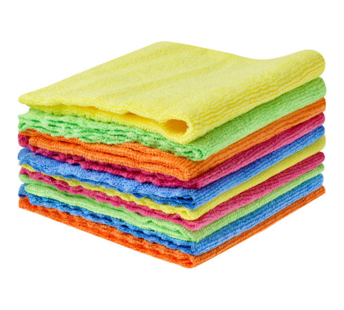 Салфетки из микрофибры Vega, 30х30см, универсальная, 10 шт, европодвес