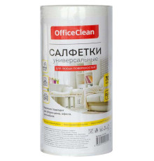 Салфетки из вискозы OfficeClean, 20 х 22 см, 70 штук в рулоне