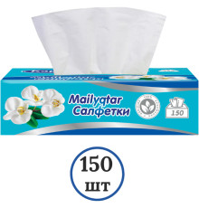 Салфетки Карина Орхидея, 2-слойные, вытяжные, 150 штук в упаковке