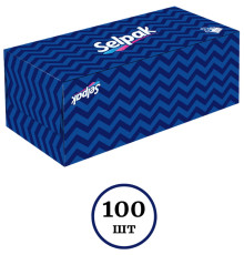 Салфетки Selpak "Maxi", 3-слойные, вытяжные, 100 штук в упаковке