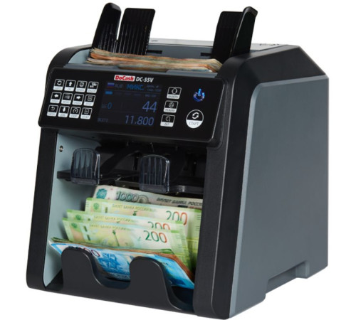 Счетчик банкнот "DoCash 55v2 CIS", с дисплеем
