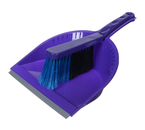 Щетка-сметка и совок с резинкой СТАНДАРТ