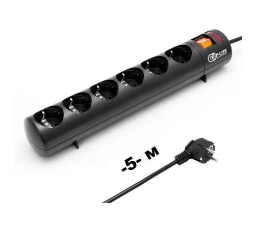 Сетевой фильтр "Tripp-Lite" 5 метров, 6 розеток