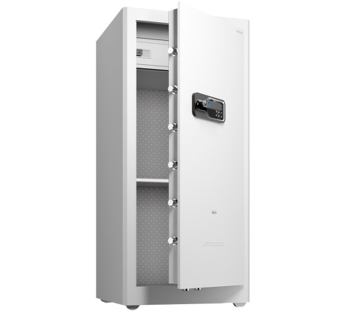 Сейф DELI "AE135" биометрический + электронный замок + ключ, 1200x550х520 мм, 74 кг, белый