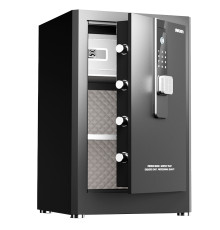 Сейф DELI "AE581-Z" биометрический + электронный замок + ключ, 600х380х360 мм, 26 кг, черный