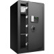 Сейф DELI "ET553" электронный замок + ключ, черный, 800х480х420 мм, 49 кг