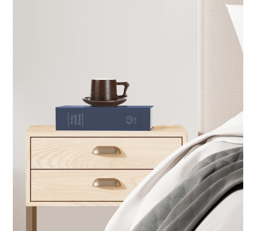 Сейф-книга DELI "ET641" замок ключ, 240х155х55 мм, 0.751 кг, синий