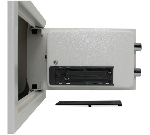 Сейф KUVERT "20ELB" электронный замок + ключ, 310х200х200 мм, 4 кг, белый