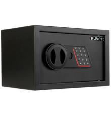 Сейф KUVERT "20ELB" электронный замок + ключ, 310х200х200 мм, 4 кг, черный