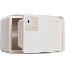 Сейф LockSworth биометрический + электронный замок + ключ, 200х310х200 мм, 4 кг, белый