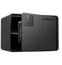 Сейф LockSworth биометрический + электронный замок + ключ, 250х360х250 мм, 6 кг, черный