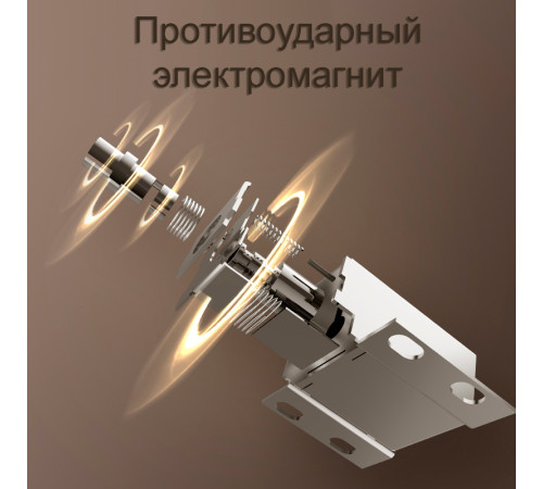 Сейф LockSworth биометрический + электронный замок + ключ, 450х380х320 мм, 20,7 кг, белый