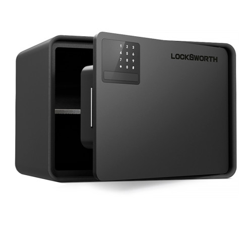 Сейф LockSworth электронный замок + ключ, 250х360х250 мм, 6 кг, черный