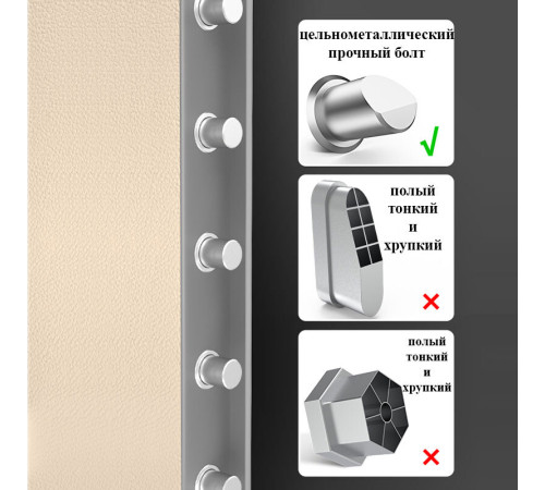 Сейф мебельный DELI "AE101" биометрический + электронный замок, 400х320х450 мм, 26,5 кг, серый