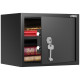 Сейф мебельный DELI "ET563" ключевой замок, 300х380х300 мм, 10,5 кг, черный