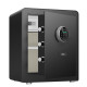 Сейф мебельный DELI "ET631" биометрический + электронный замок, ключ, 450х380х320 мм, 20 кг, черный
