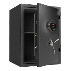 Сейф огнеупорный DELI "ET601" электронный замок + ключ, 600х450х400 мм, 54 кг, серый