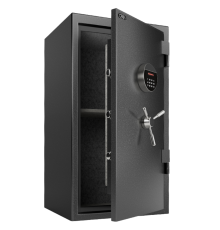 Сейф огнеупорный DELI "ET602" электронный замок + ключ, 800х450х400 мм, 72 кг, серый