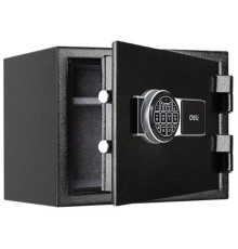 Сейф огнеупорный DELI "T586" электронный замок + ключ, 300х380х300 мм, 19,3 кг, черный