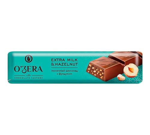 Шоколад молочный Extra milk & Hazelnut «O'Zera», 45 г
