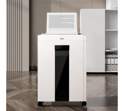 Шредер Deli, 4 уровень секретности, 23 литра, 16 листов