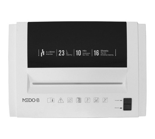 Шредер Deli, 4 уровень секретности, 23 литра, 16 листов