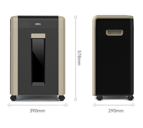 Шредер Deli, 4 уровень секретности, 30 литров, 25 листов