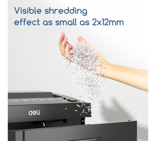 Шредер Deli, 5 уровень секретности,  23 литра