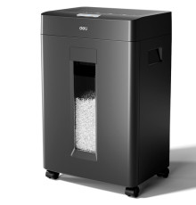 Шредер Deli, 5 уровень секретности (2х12мм), 8 листов, 23 литра