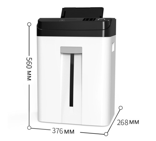 Шредер Deli, 5 уровень секретности, 81 лист, 22 литра