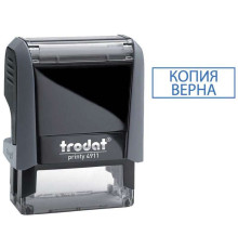 Штамп TRODAT "КОПИЯ ВЕРНА" автоматическая оснастка, 38х14 мм