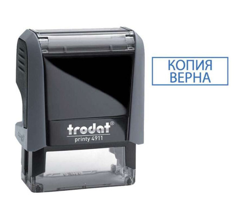 Штамп TRODAT "КОПИЯ ВЕРНА" автоматическая оснастка, 38х14 мм