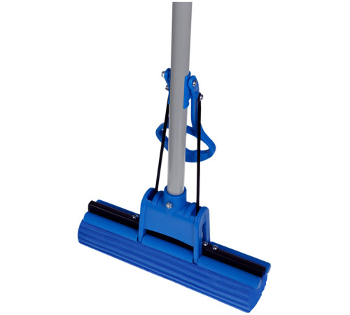 Швабра OfficeClean "Professional",самоотжимная, с губ. насадкой, с телескопической рукояткой 125 см