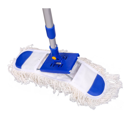 Швабра-рамка OfficeClean Professional,алюм. ручка 130см, насадка МОП хлопок