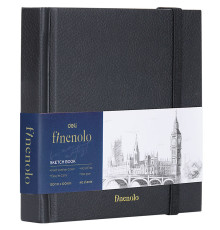 Скетчбук DELI "Finenolo ", 12 х 12 см, 40 л., 160 г/кв.м., черный
